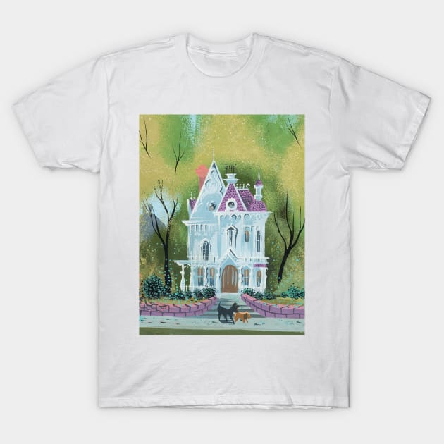 Lady and the Tramp Concept Art "Street" T-Shirt by Edumj